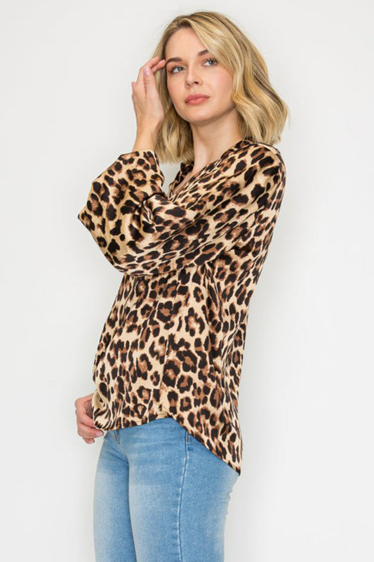 Jullian Top - Animal Print
