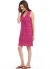 Karen Kane, Inc Karen Kane - Lace Shift Dress - Dark Pink available at The Good Life Boutique