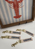 Rustic Marlin Zip Code Keychain - 08006 available at The Good Life Boutique