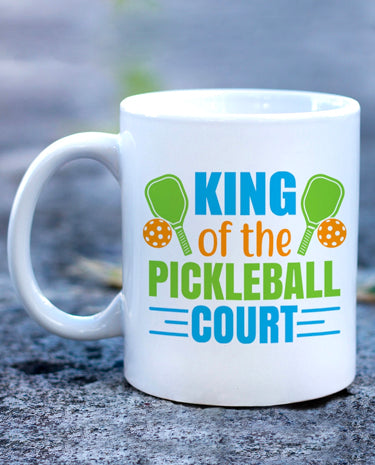 Canary Road King Of the PickleBall Court - Men's Coffee Cup available at The Good Life Boutique