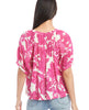 Karen Kane, Inc Karen Kane - Pretty In Pink - S/S Peasant Top - PAI available at The Good Life Boutique