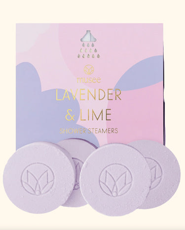 Musee Bath Lavender & Lime Shower Steamers available at The Good Life Boutique