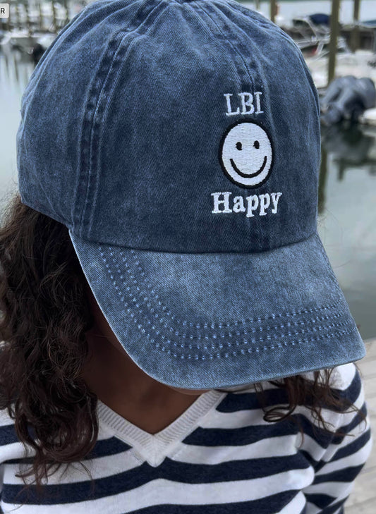 David And Young Navy Hat - LBI available at The Good Life Boutique