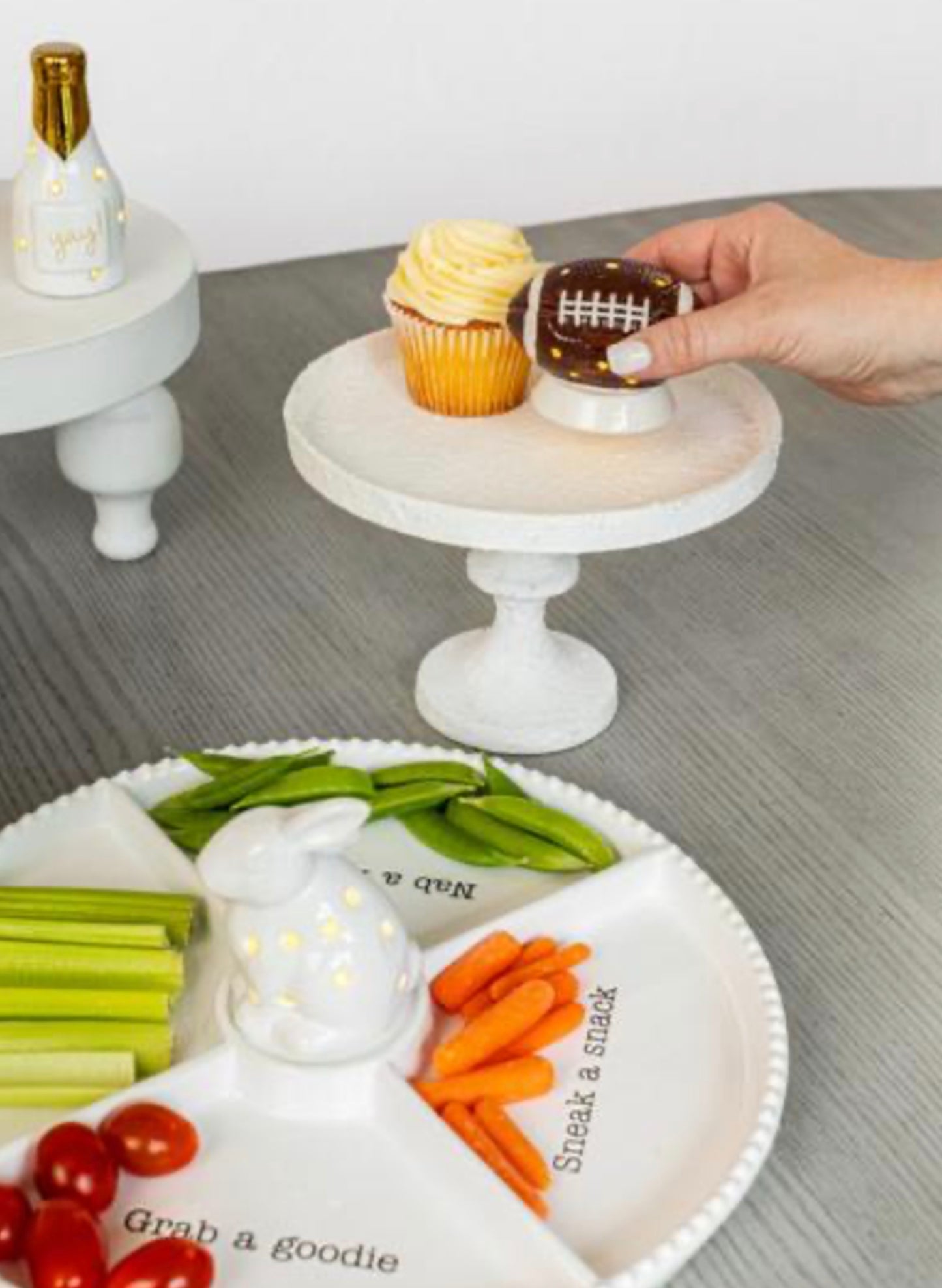 Mud Pie LED Football Sitter available at The Good Life Boutique