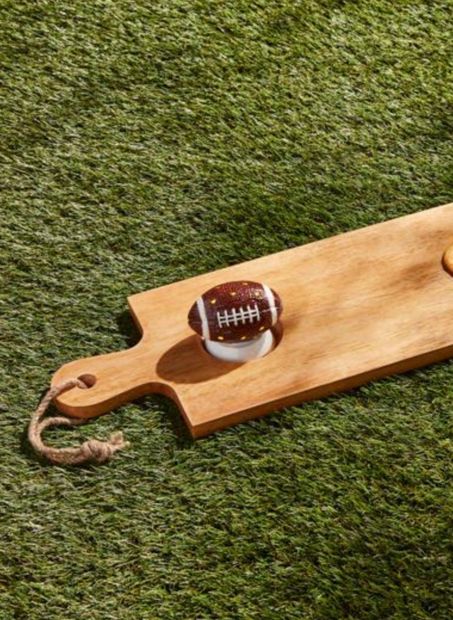 Mud Pie LED Football Sitter available at The Good Life Boutique