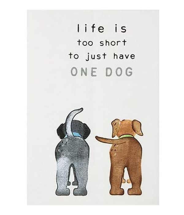 Mud Pie Life IS Too Dog Towel available at The Good Life Boutique
