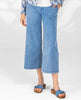 Lisette Lisette - Cristalle Chambray 25" Wide Leg Pant - Bleach Denim available at The Good Life Boutique
