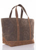 Waxed Large Classic Tote - Olive