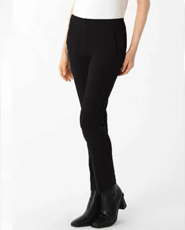 Lisette Lisette - Jolie Fabric 29" ST Leg  Pant W/Pockets - Black available at The Good Life Boutique