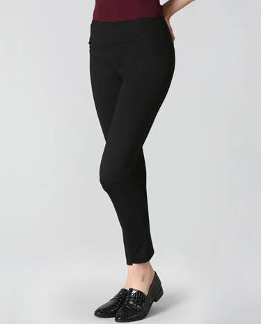 Lisette Lisette - Kathryne Fabric 28" Ankle Pant - Black available at The Good Life Boutique