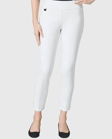 Lisette Lisette - Kathryne Fabric 28" Ankle Pant - White available at The Good Life Boutique
