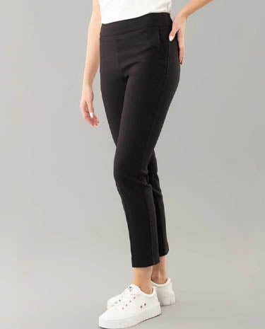 Lisette Lisette - Regatta 28" Ankle Pant W/Pockets - Black available at The Good Life Boutique