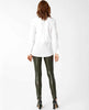 Lisette Lisette - Verona Pleather 31" Straight Pant - Olive available at The Good Life Boutique