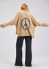 Zaket & Plover Zaket & Plover - Lofty Peace Cardi - Honey available at The Good Life Boutique