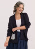 Zaket & Plover Zaket & Plover - Lofty Peace Cardi - Navy available at The Good Life Boutique
