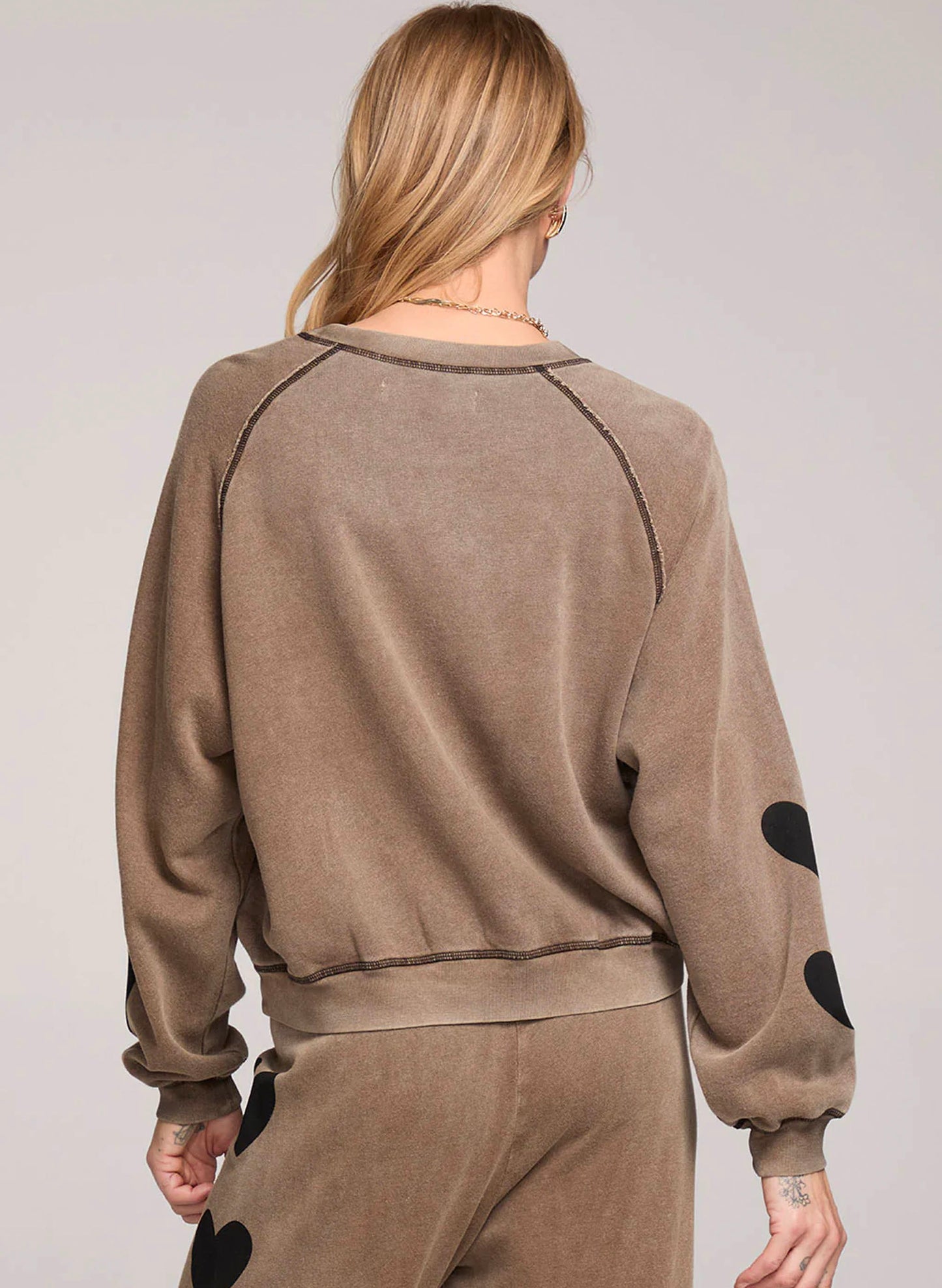 Saltwater Luxe Saltwater Luxe Long Sleeve Kevvy Pullover - Olive available at The Good Life Boutique