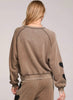 Saltwater Luxe Saltwater Luxe Long Sleeve Kevvy Pullover - Olive available at The Good Life Boutique