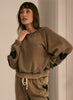 Saltwater Luxe Saltwater Luxe Long Sleeve Kevvy Pullover - Olive available at The Good Life Boutique