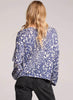 Saltwater Luxe Saltwater Luxe Long Sleeve Sweater - Azure Blue available at The Good Life Boutique