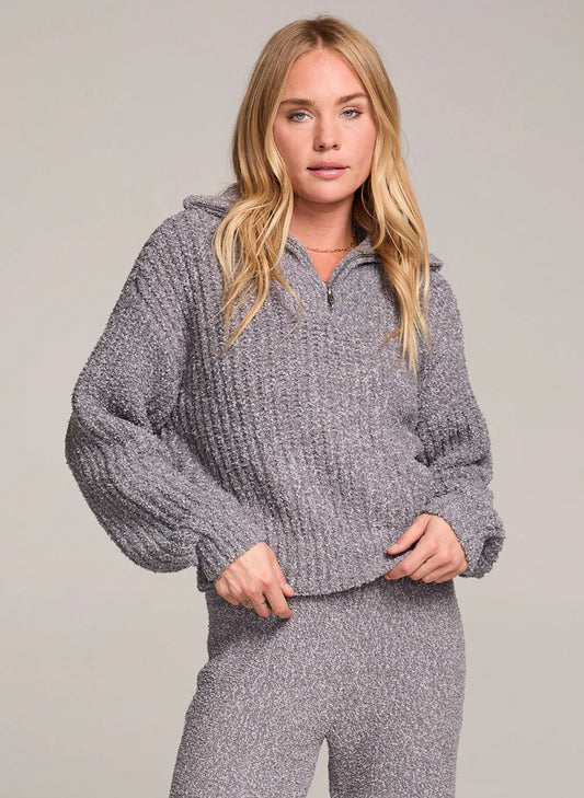 Long Sleeve Sweater - Heather Grey