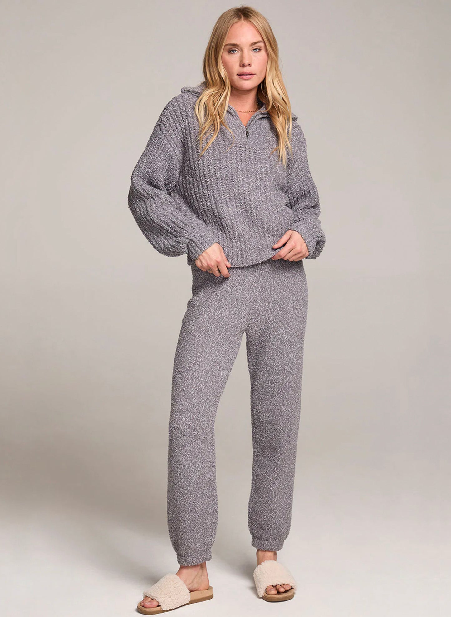 Long Sleeve Sweater - Heather Grey