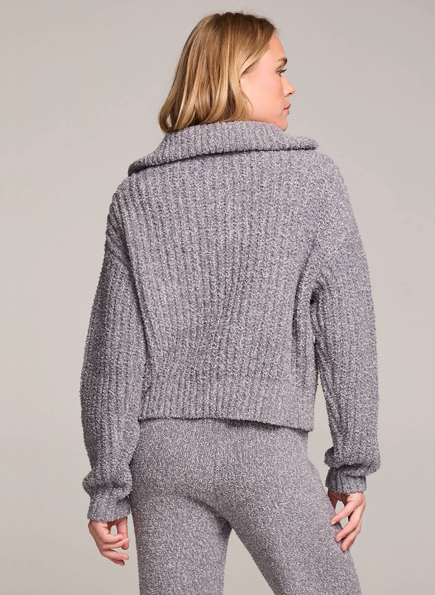 Long Sleeve Sweater - Heather Grey
