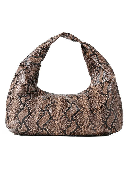 Haute Shore LTD Loren Hobo - Brown Python available at The Good Life Boutique