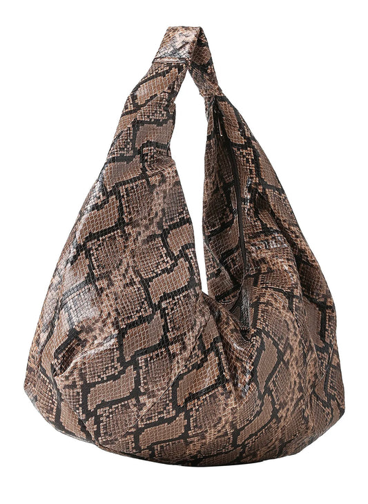 Haute Shore LTD Loren Hobo - Brown Python available at The Good Life Boutique