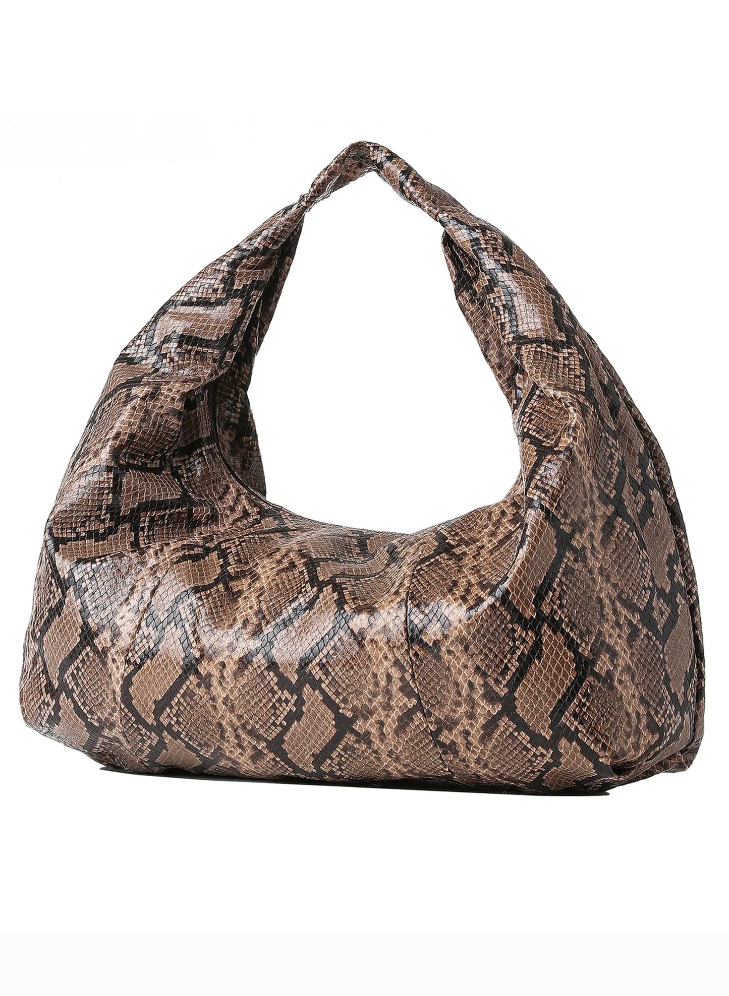 Haute Shore LTD Loren Hobo - Brown Python available at The Good Life Boutique