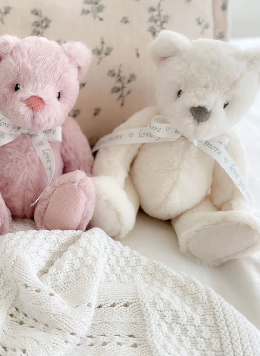 Mon Ami Love You Bear - Cream available at The Good Life Boutique