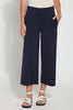 Lysse Lysse Coastal Wide Leg Fringe Crop - True Navy available at The Good Life Boutique