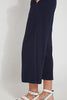 Lysse Lysse Coastal Wide Leg Fringe Crop - True Navy available at The Good Life Boutique