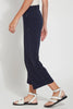 Lysse Lysse Coastal Wide Leg Fringe Crop - True Navy available at The Good Life Boutique