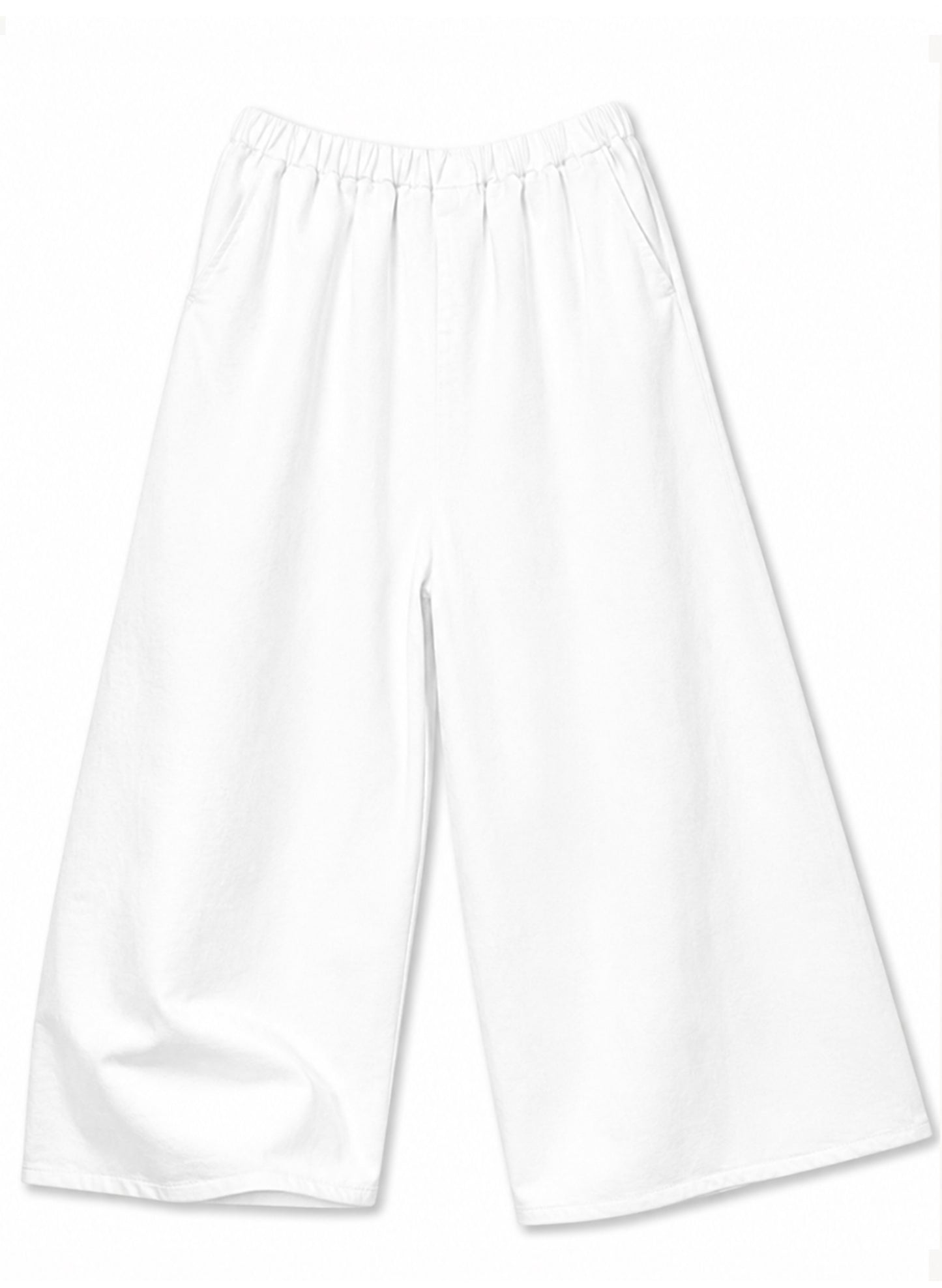 Elastic Pants - White
