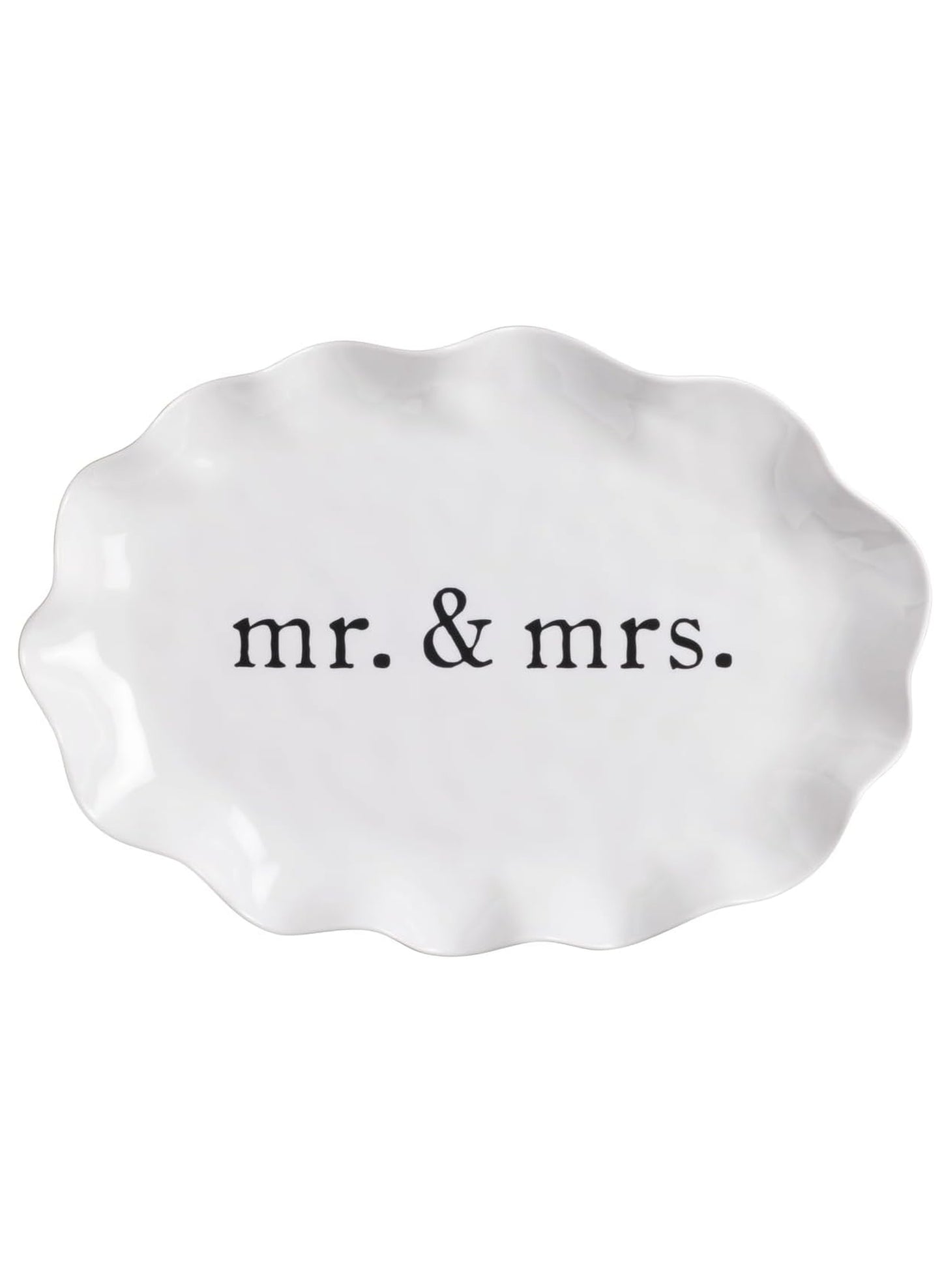 Mud Pie Melamine Mr Mrs Platter available at The Good Life Boutique