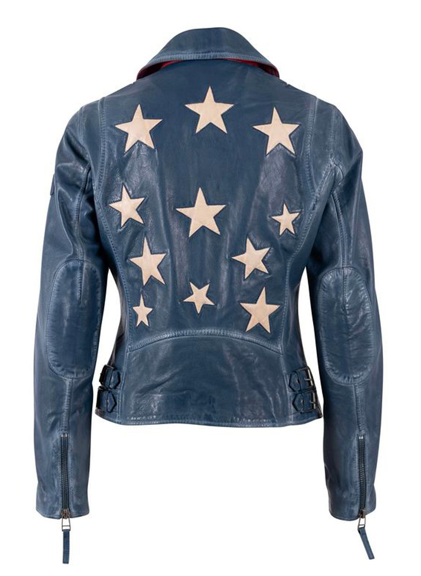 Mauritius - Christy RF - Women's Jacket With Red Details - American Blue