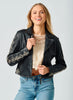 Mauritius - Embroidered Front Zip Woman's Jacket - Black