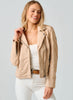 Mauritius - Sister To Christy - Nubuck Star Woman's Jacket - Bone