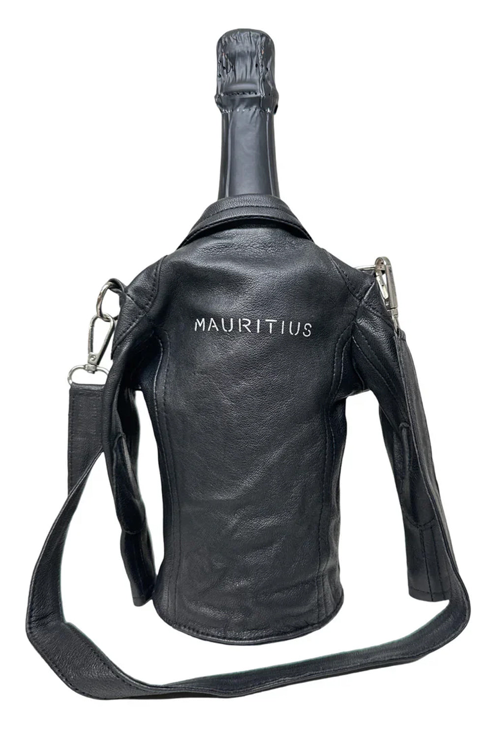 Mauritius - Vino Wine Bottle Holder - Black