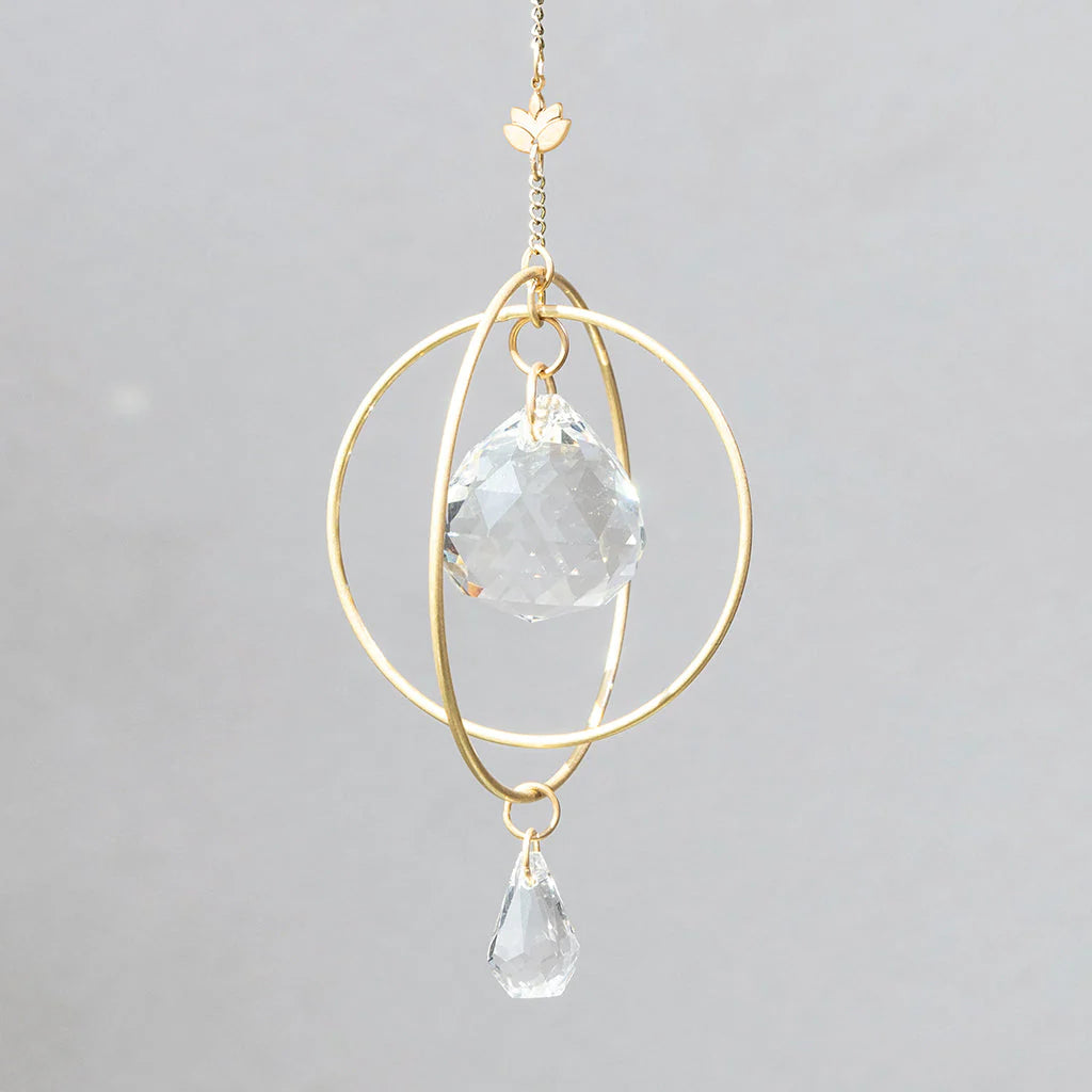 Scout Curated Wears - Mini Suncatcher - Lotus / Strength