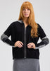 Zaket & Plover Zaket & Plover - Multi Media Hoodie - Ebony available at The Good Life Boutique