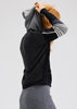 Zaket & Plover Zaket & Plover - Multi Media Hoodie - Ebony available at The Good Life Boutique
