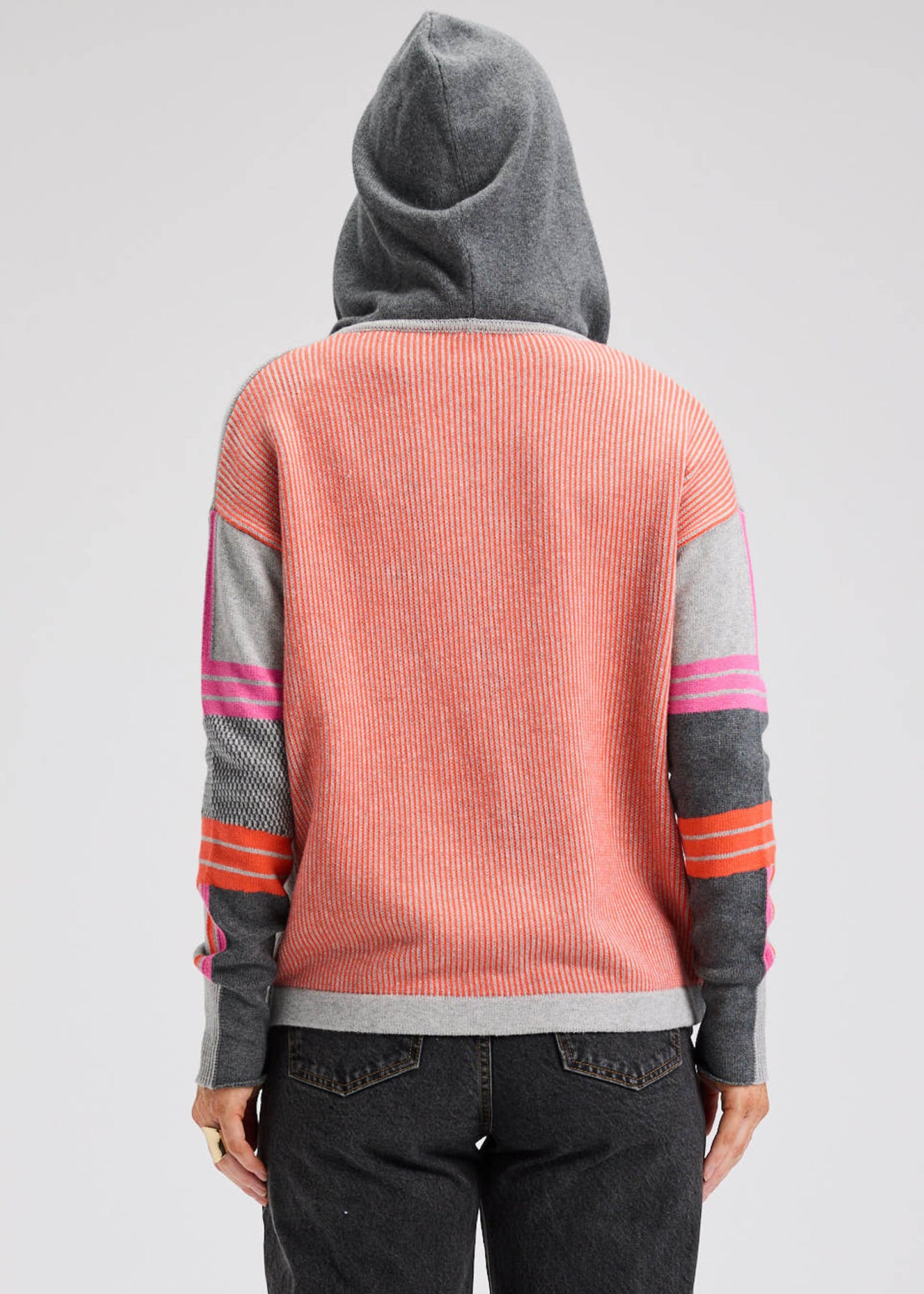 Zaket & Plover Zaket & Plover - Multi Media Hoodie - Marl available at The Good Life Boutique