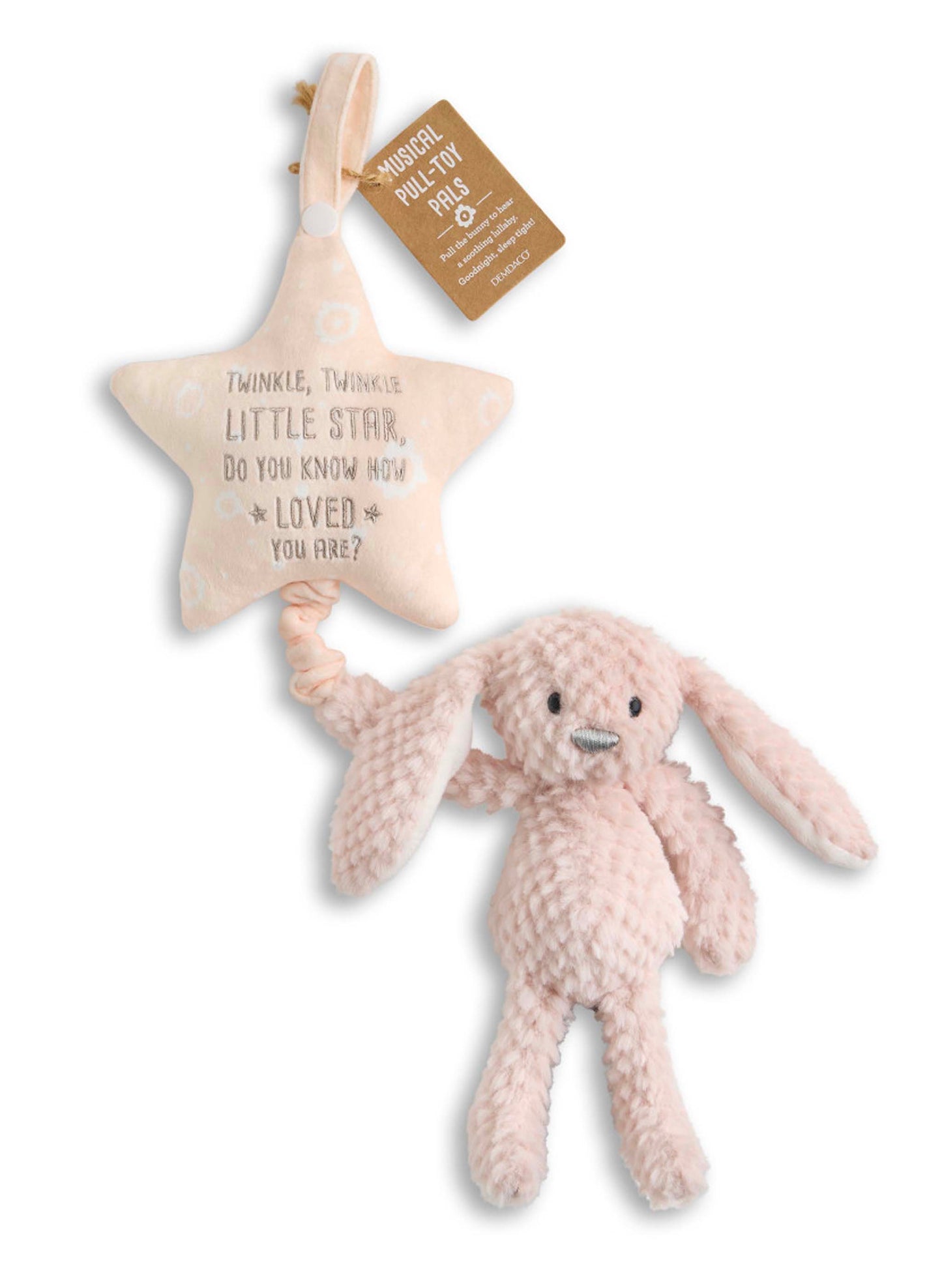 Demdaco Musical Pull Toy - Bunny available at The Good Life Boutique