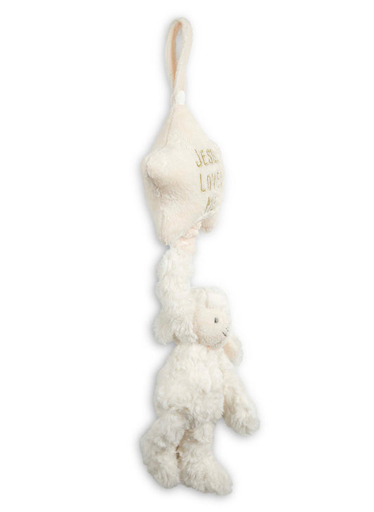 Demdaco Musical Pull Toy - Lamb available at The Good Life Boutique