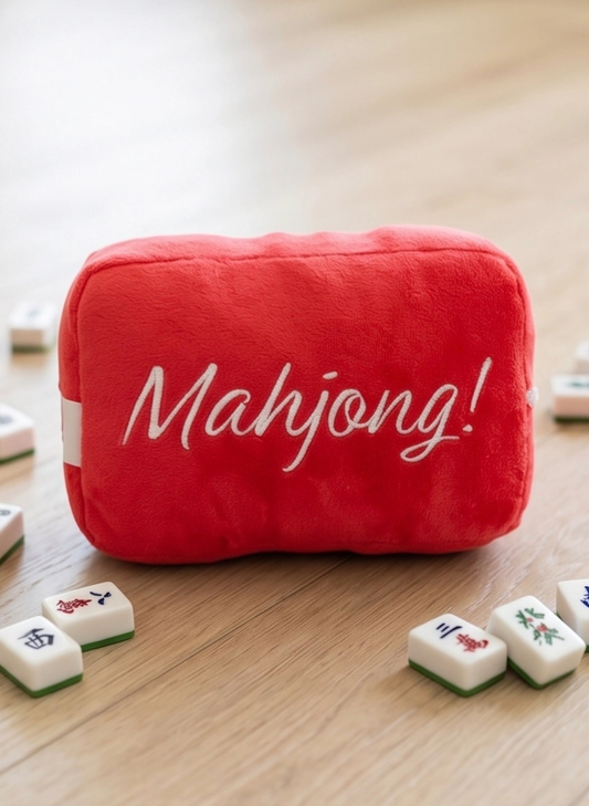 Haute Diggity Dog Muttjong Tile Plush | Squeaker Dog Toy available at The Good Life Boutique