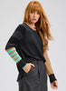 Zaket & Plover Zaket & Plover - My Happy Sweater - Charcoal available at The Good Life Boutique