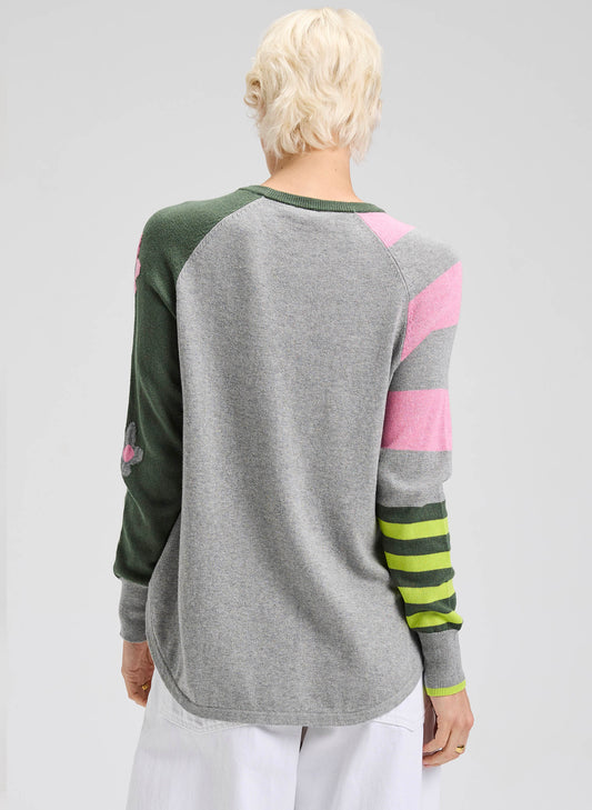 Zaket & Plover Zaket & Plover - My Happy Sweater - Marl available at The Good Life Boutique