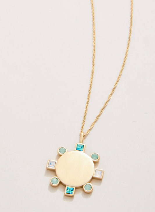 Spartina Mystic Moss Necklace 18" Sea Foam available at The Good Life Boutique