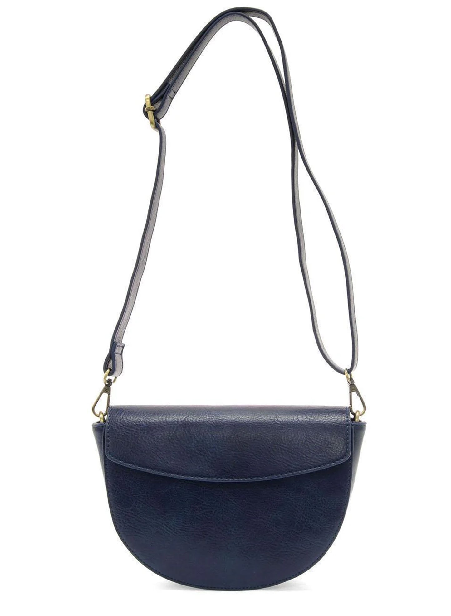 Joy Accessories Navy Linda Crescent Crossbody w/ Braided Strap available at The Good Life Boutique